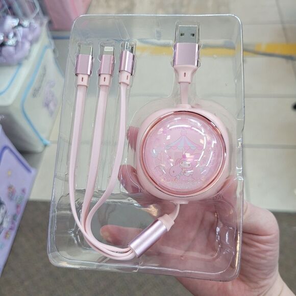 Brand New Sanrio My Melody 3 in 1 Charging Cable - Picture 2 of 8